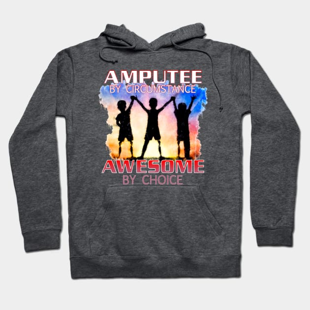 Awesome Amputee (Kids) Hoodie by Terrible Ampu-Tees